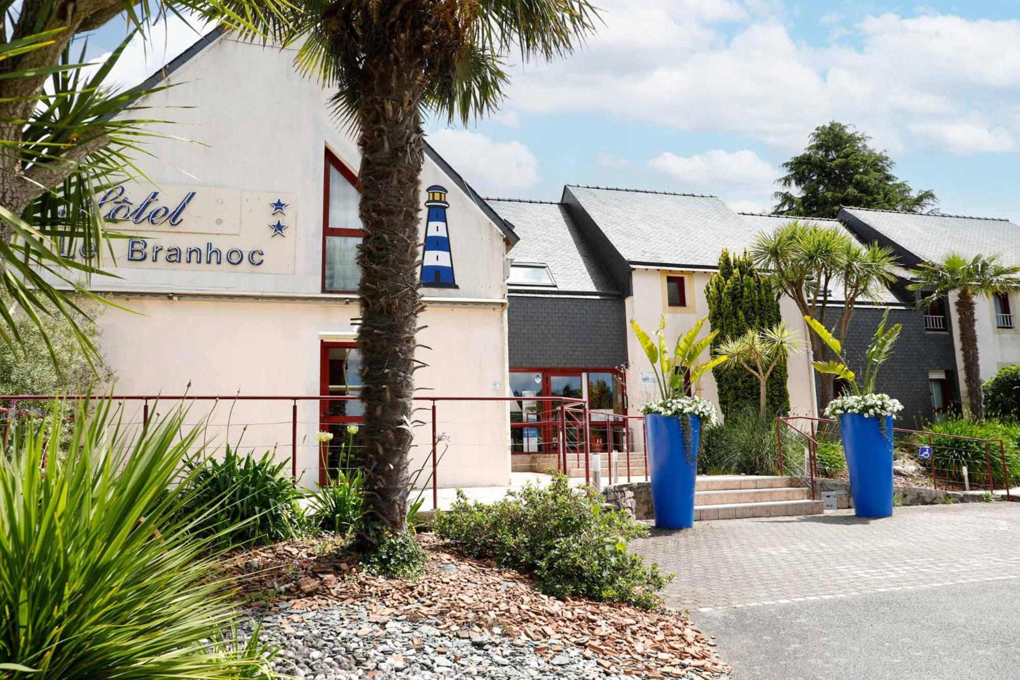 Hotel Le Branhoc - Brit Hotel 오레 외부 사진